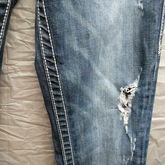 Vigoss The Chelsea Boot Cut Jeans Destroyed - Picture 7 of 8